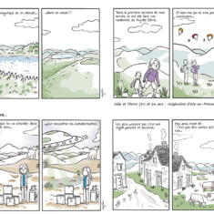 Strips pour le recueil de témoignages des nouveaux arrivants - Grand Clermont